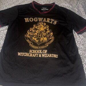 Hogwarts School of Witchcraft and Wizardry Black and Gold Shirt